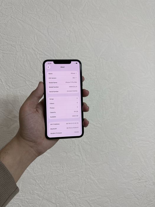 Iphone 11 pro max idael 84%