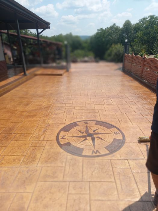 Beton amprentat Turceni