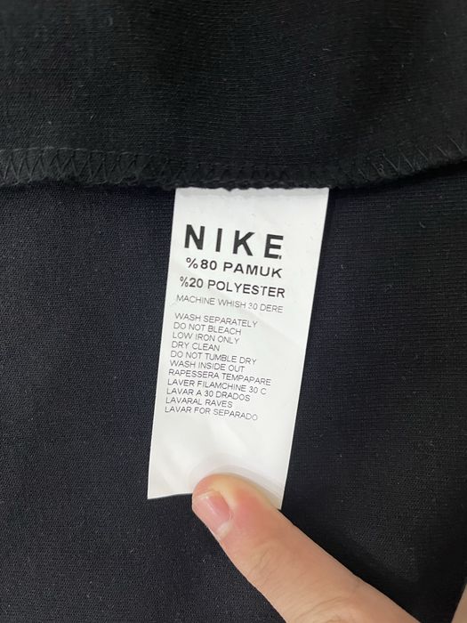 Найк теч флис черного цвета