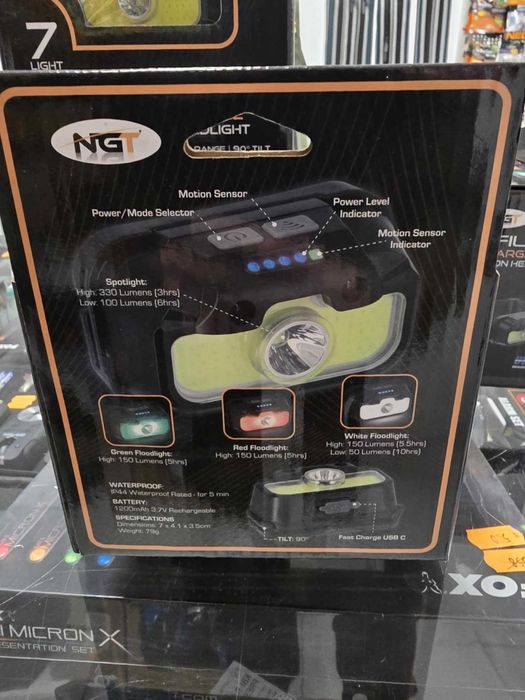 Челник NGT Profiler Headlight – 330 USB