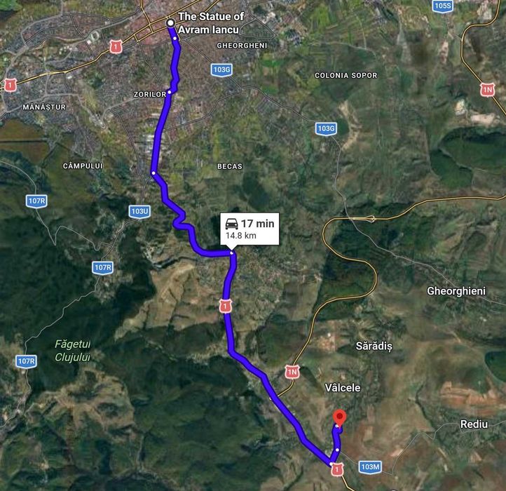 Teren Vâlcele 1.366 mp – front 23,5 m