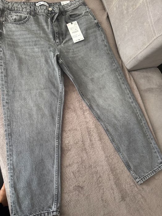 Дънки Zara,сив цвят
