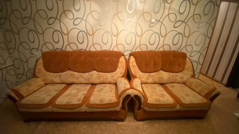 Продам мягкий диван + кресло