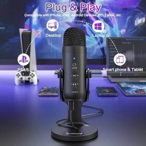 ZealSound USB микрофон за PC/PS5 Streaming