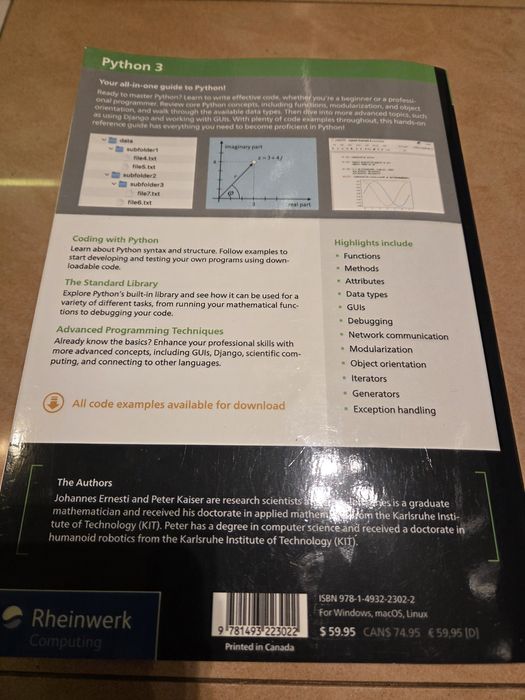 Python 3 The Compehensive Guide