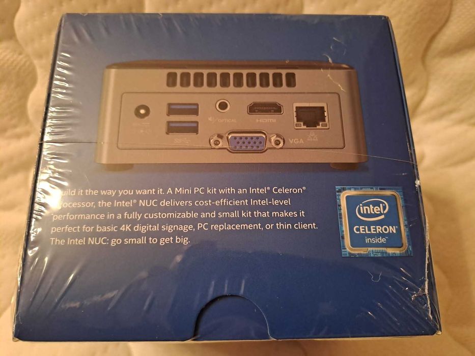 Intel NUC-Kit BOXNUC6CAYH Intel Celeron J3455, 4C/4T, 1.50-2.30GHz