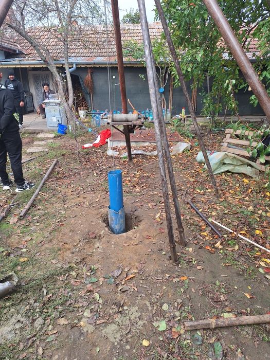 Foraje puțuri apa prelungirii denisipări și piloni