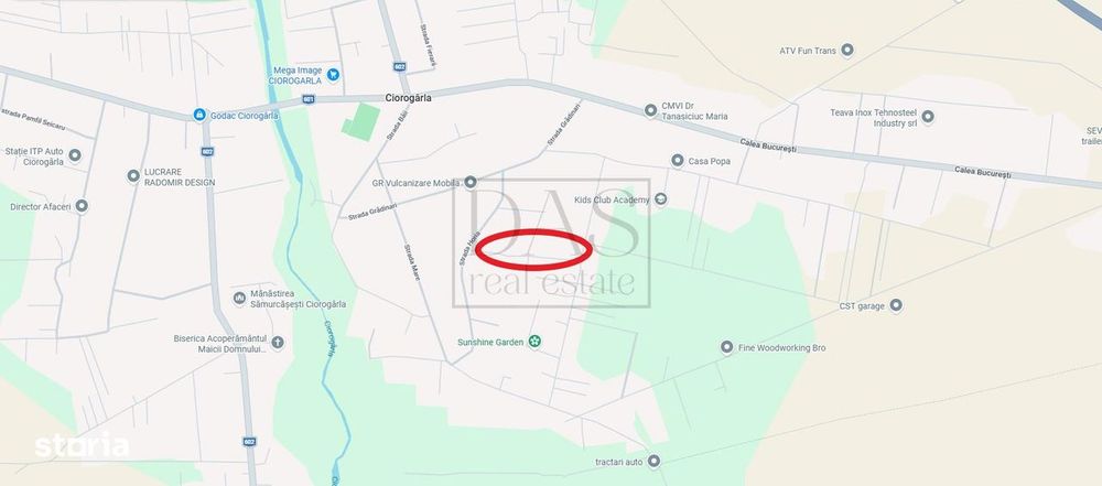 Teren intravilan | 3993 mp | Ciorogarla, Ilfov | Utilitati