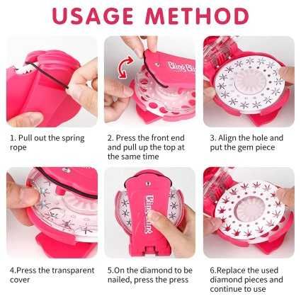 Комплект за поставяне на камъчета върху коса, дрехи - лепещи камъчета