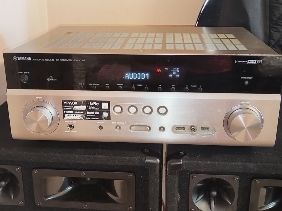 Ресийвър Yamaha RX-V775 и тонколони. Внос от Германия. Може да се закупят отделно