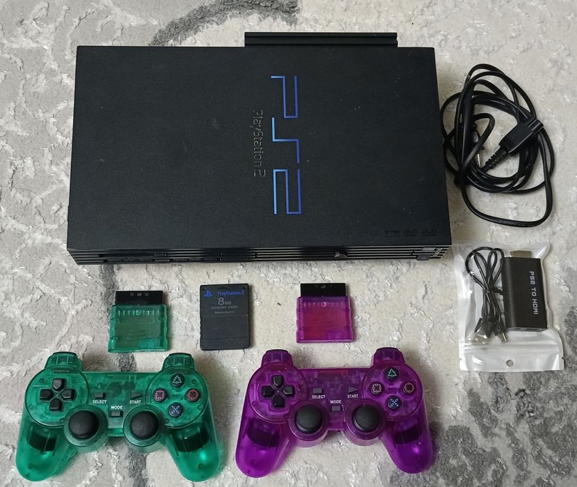 Ps2 fat hdd 250 gb 90 ta o'yin