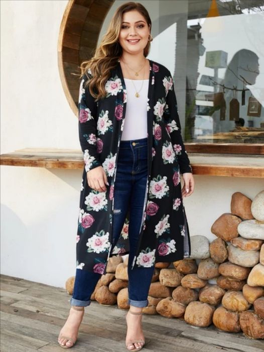 Cardigan  floral Yoins