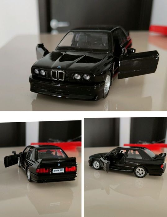 Macheta BMW M3 1987 BMW Ursuleț din aluminiu ( disponibil Negru sau Alb , preț fix pe bucata) 20cm lungime