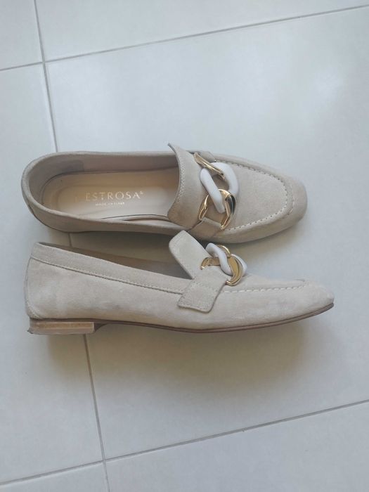 Обувки, естествен велур