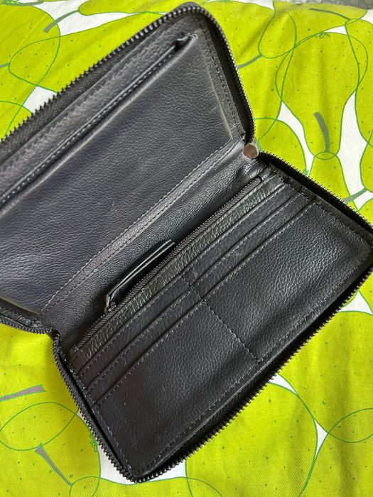 Черен широк правоъгълен портфейл Day Malene Birger