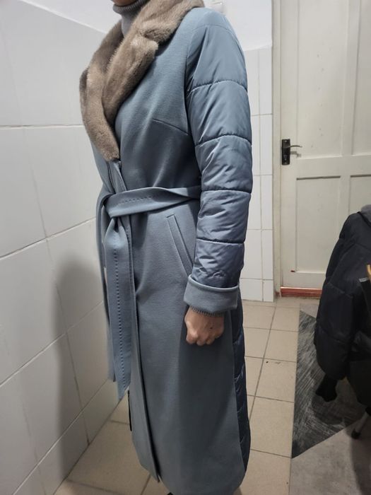 Пальто норка жагасымен