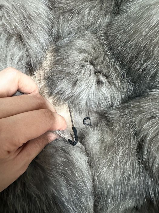 Шуба из песца 3/4 рукав