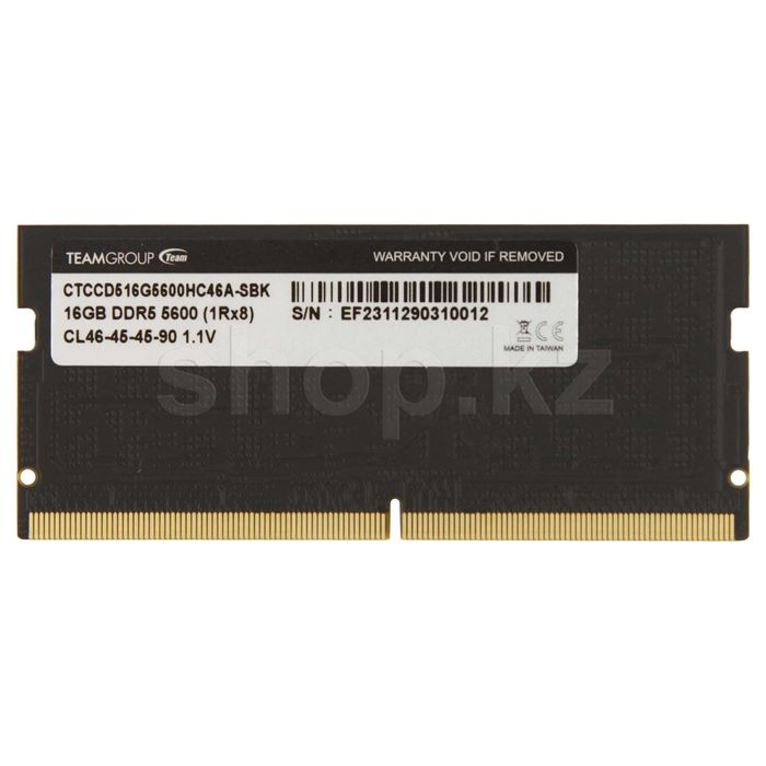 DDR5 16GB 5600MHZ для "ноутбука"
