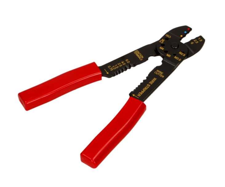 Комплект клещи за кримпване и кабелни обувки 100 бр.