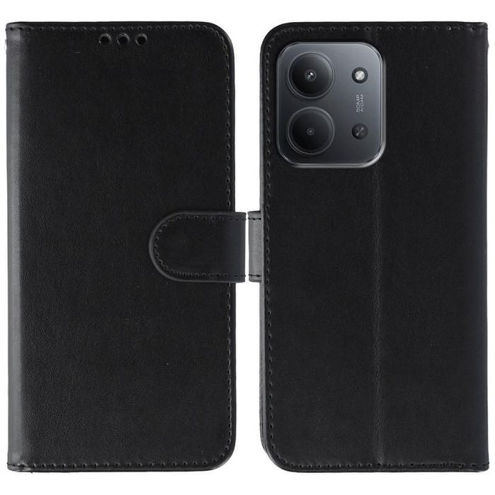 Кожен калъф тип тефтер за xiaomi redmi 15c