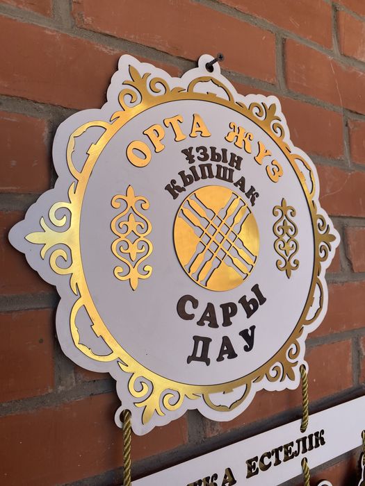 Панно «Жетi Ата», шежiре.