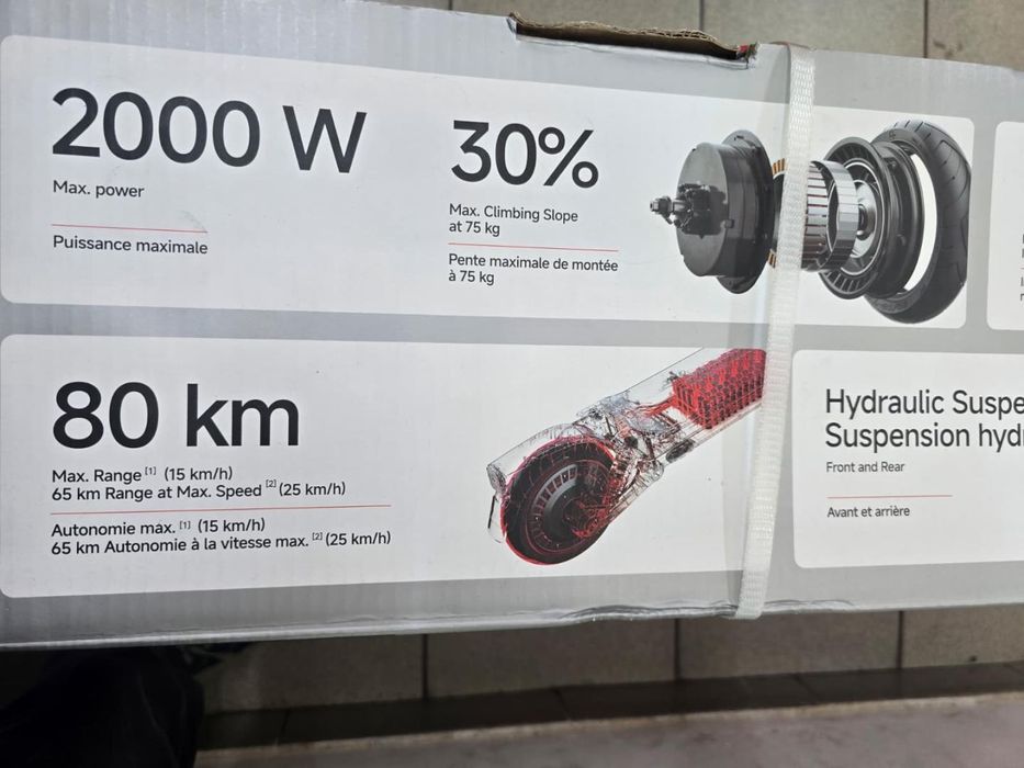 Trotineta electrica Segway Ninebot MAX G3, 500W, 75km, 11", -P-