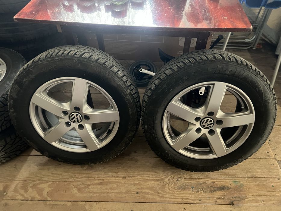 Jante aliaj Volkswagen R16 cauciucuri noi MS