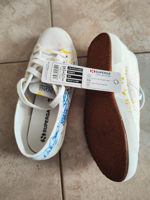 Бели кецове SUPERGA, 37