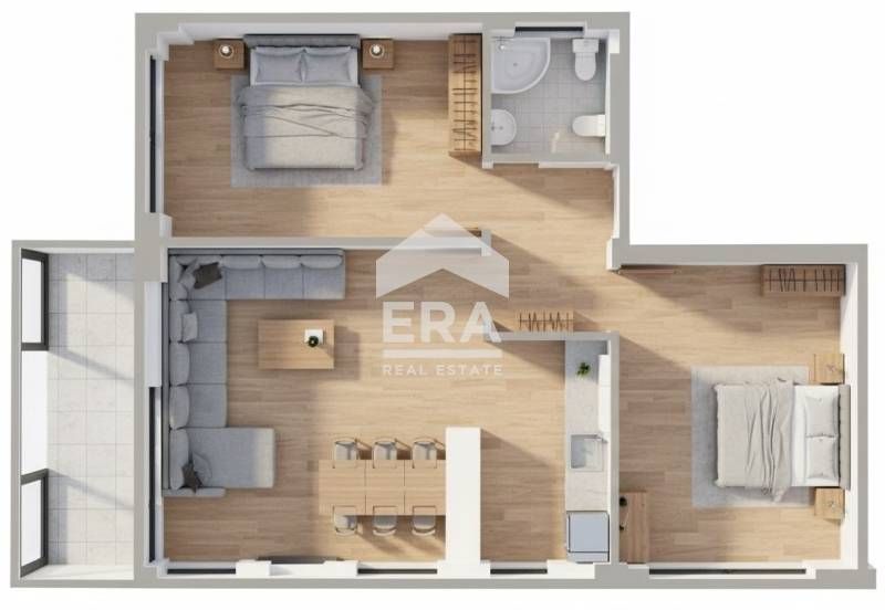 Продава се Тристаен апартамент в Златоград - 64 кв.м за 552 €/кв.м - Снимка #4