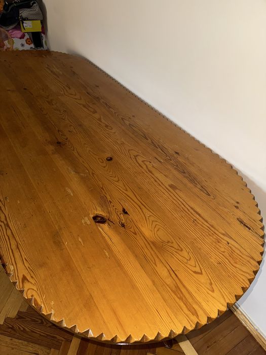 Длинный Деревянный стол, 1990 года