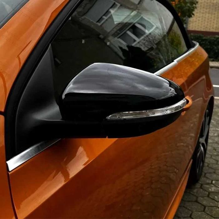 Capace oglinda Volkswagen Golf 6 Mk6, Touran negru lucios