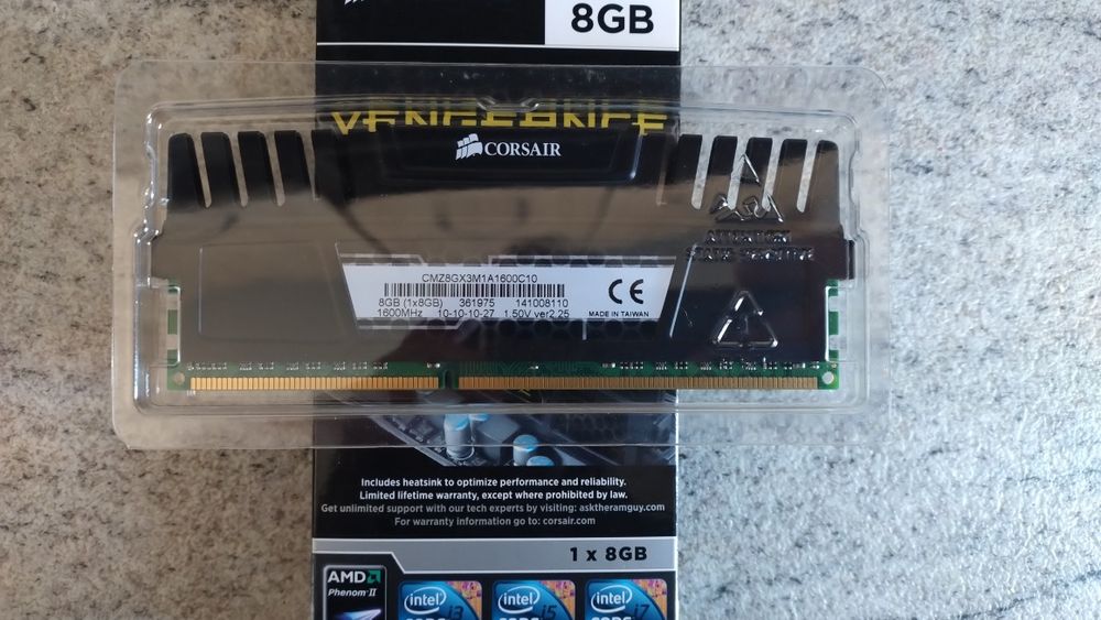 Corsair Vengeance DDR3 1600mhz 8gb