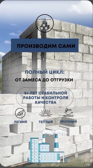 Полистиролбетон Пеноблок Газоблок