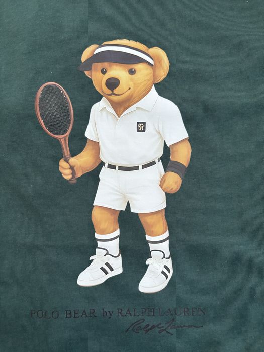 Polo ralp lauren bear verde