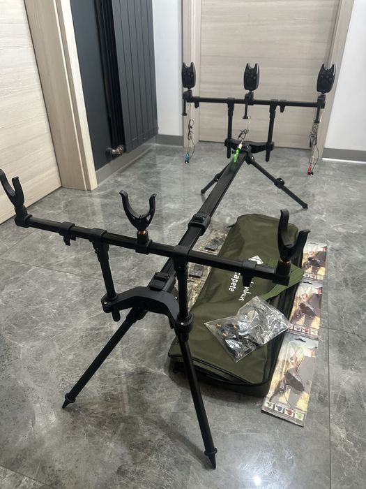 Rod Pod Robinhan 3 Posturi – complet echipat cu 3 avertizori + 3 swingeri – nou