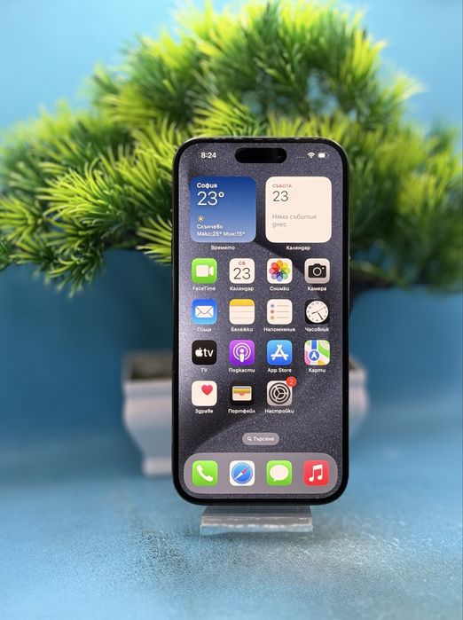 Apple iPhone 15 Pro, 256GB, 5G, Blue Titanium