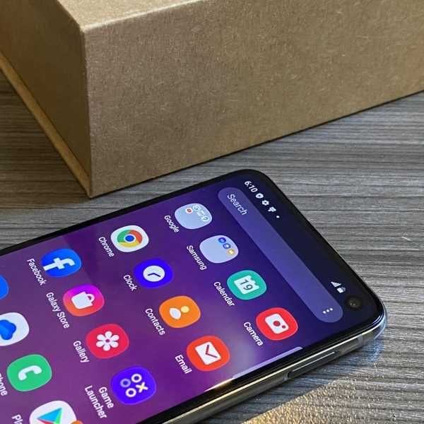 Samsung S10e Prism White, stare buna, ecran AMOLED