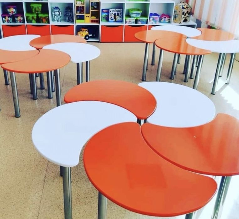 Столы детские различной формы