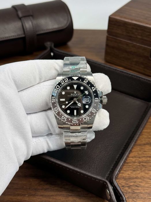 Rolex GMT-Master II "Bruce Wayne" Black/Grey Bezel Steel Oyster 40mm
