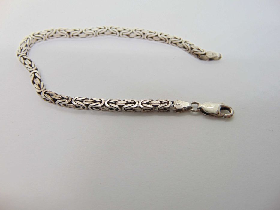 Bratara din argint model bizantin