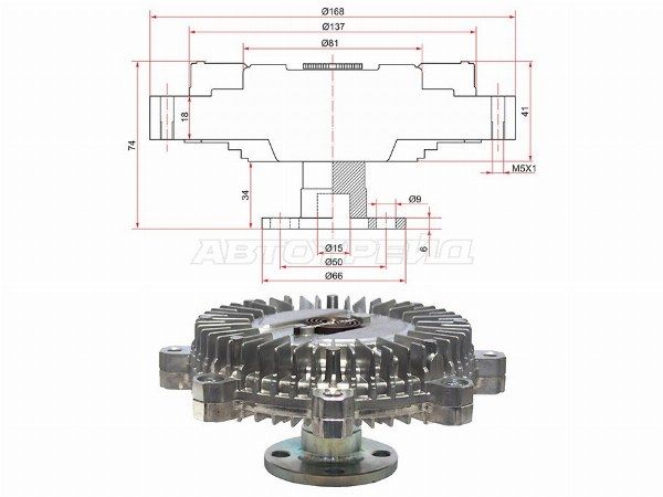 Вискомуфта  Suzuki Escudo