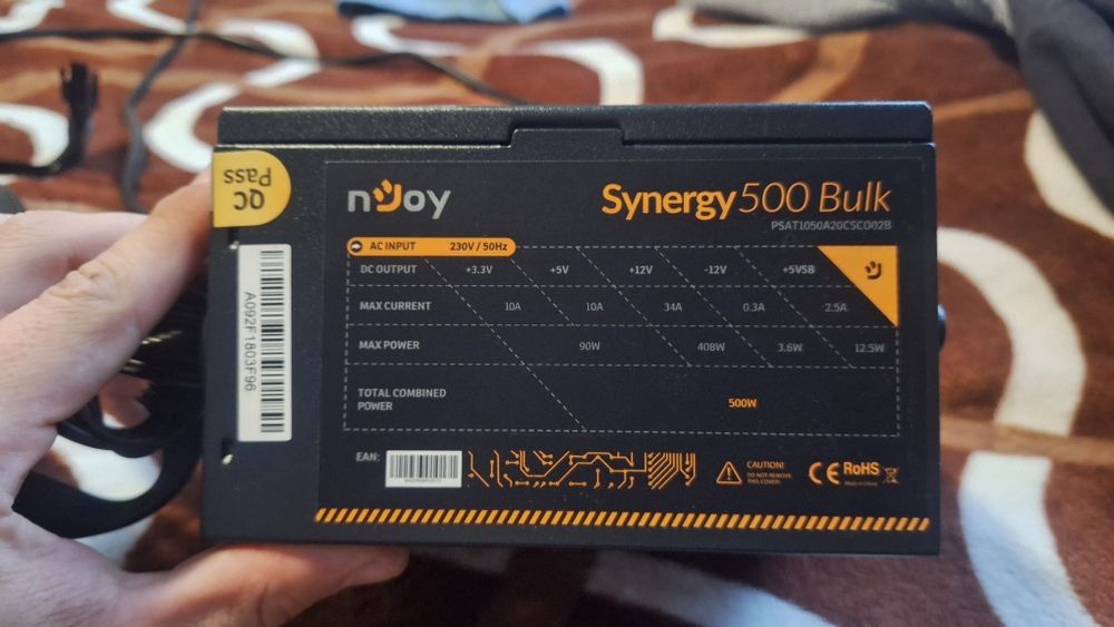 Placă de baza asus prime h510 m k și sursă njoy de 500w SH