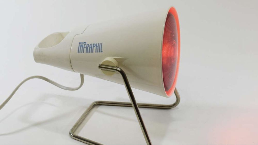 Инфрачервена лампа-2бр. Philips-infraphil-Терапия,Синузит,Настинки