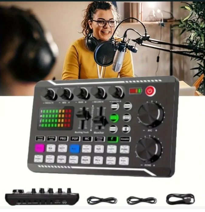 Placa sunet externa cu Bluetooth și efecte sunet și voce