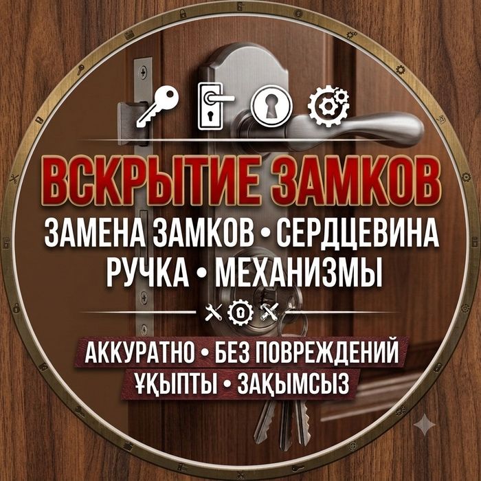 Вскрытие дверей медвежатник замена замков