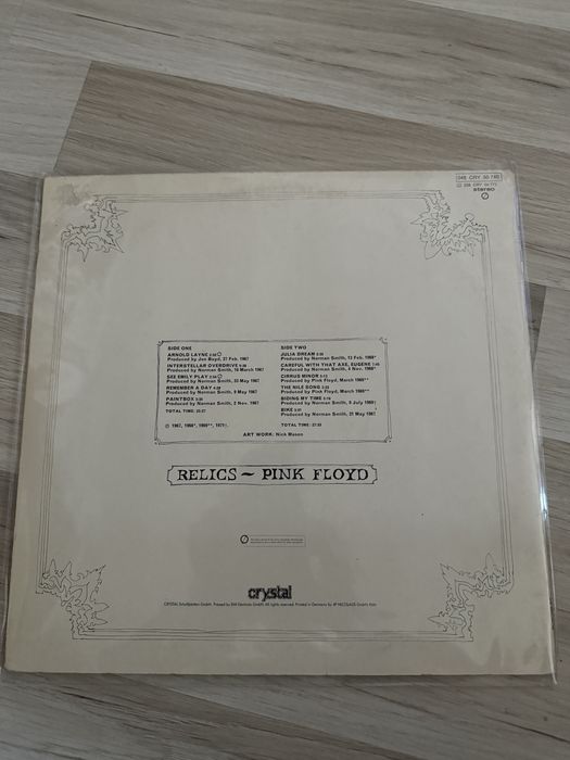 Vand vinil Pink Floyd