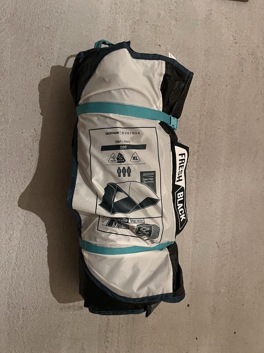 Cort de camping 3 locuri, MH100 XL Fresh & Black