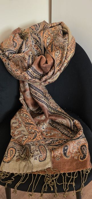 Тёплые платки и палантины, огромные.