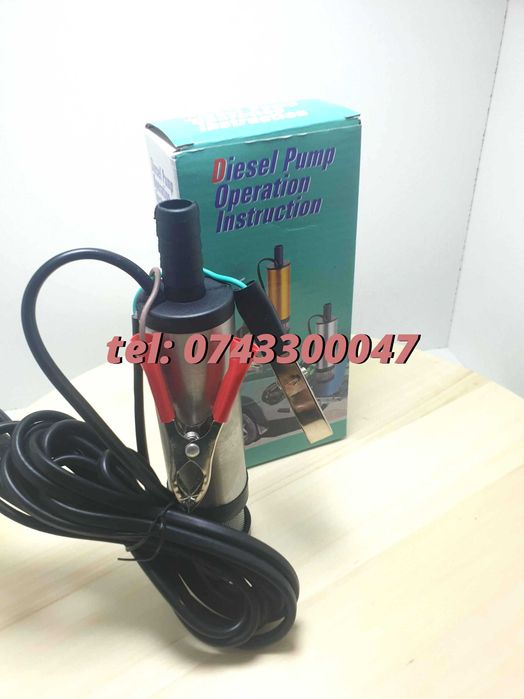 Pompa Electrica Submersibila 12v Motorina Apa Benzina Ulei Lichide