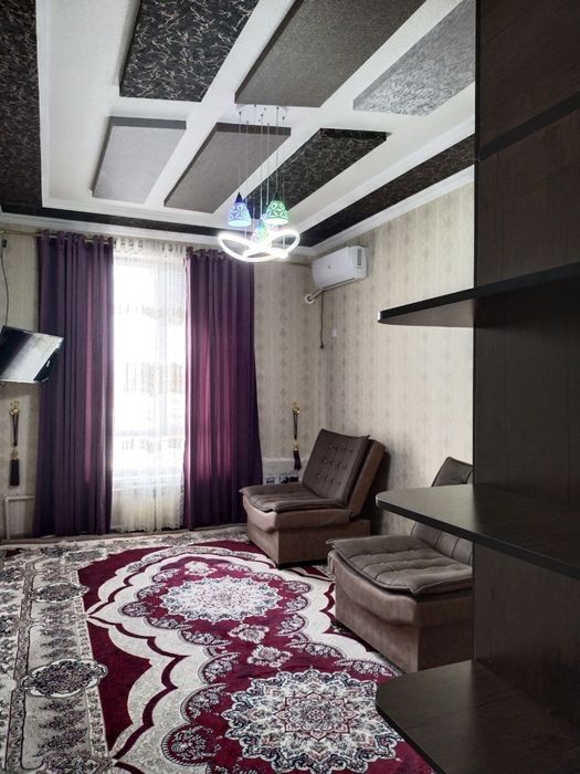 9 микрорайондаги Янги хает уйидан 2 хонали квартира сотилади